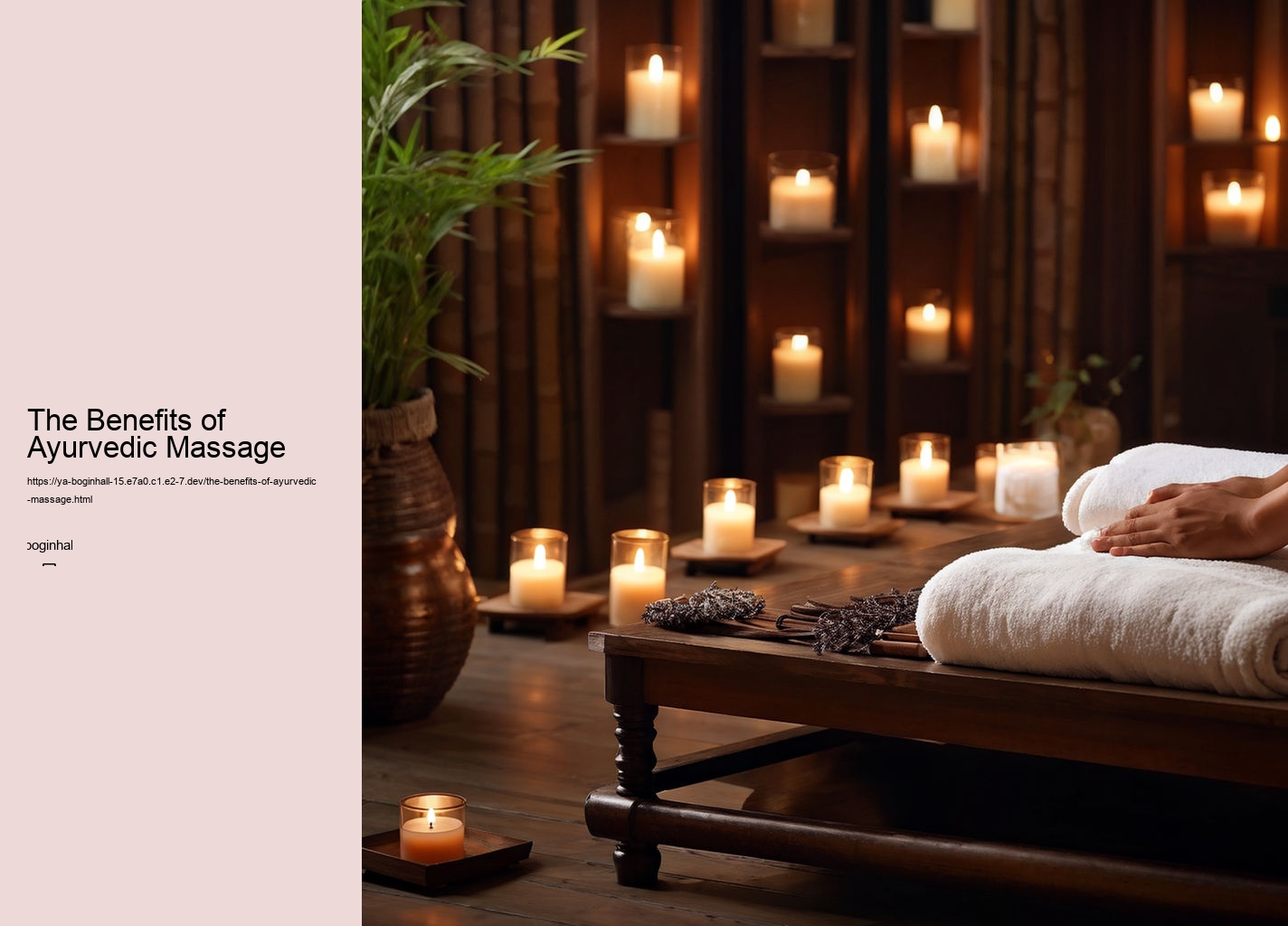 The Benefits of Ayurvedic Massage